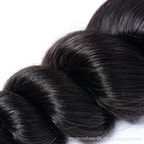 Double Weft Brazilian Cuticles Aligned Virgin hair loose wave,Unprocessed Raw Virgin Human Hair Loose Weave Bundles
